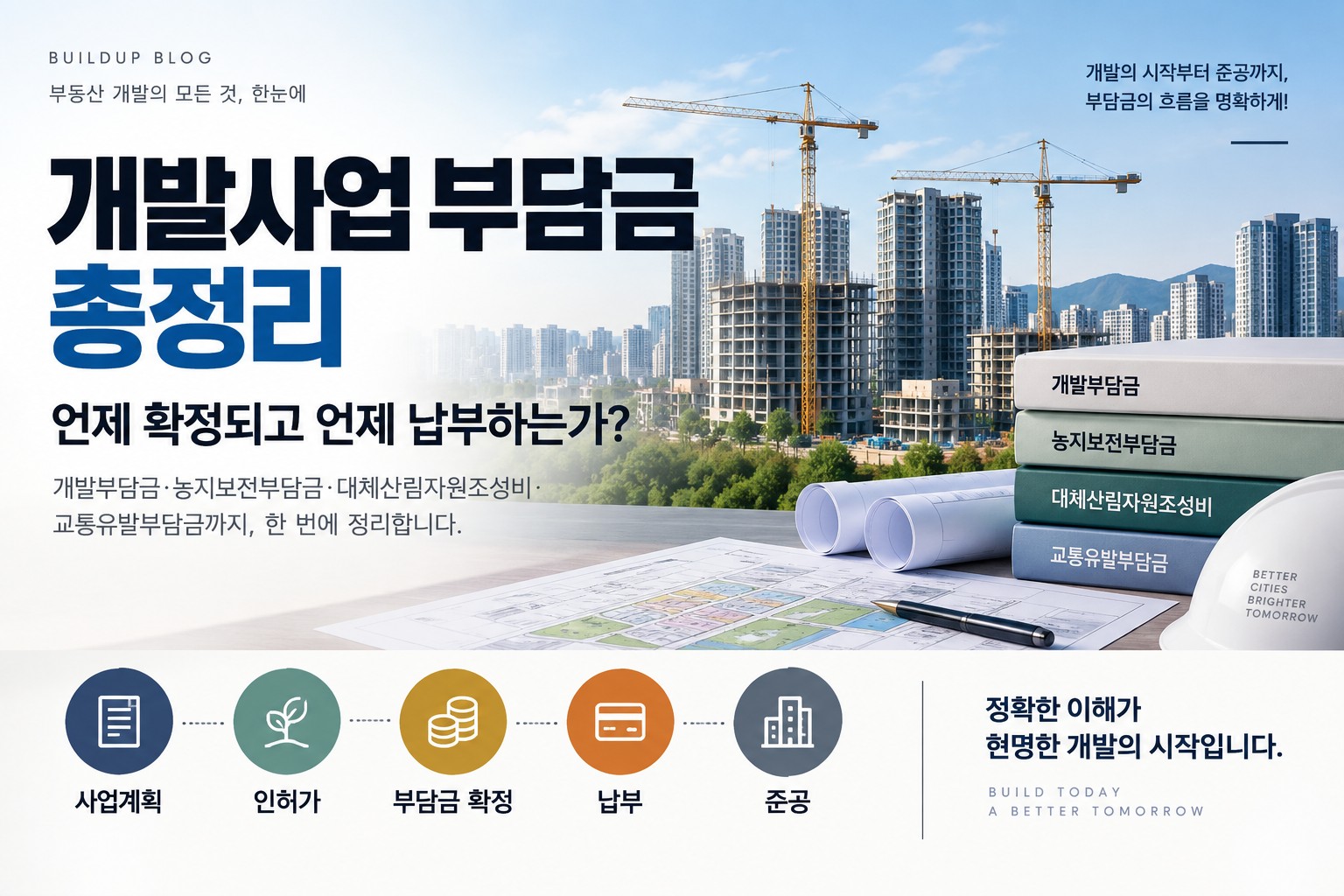 ②개발사업 부담금 총정리|중요한 것은 ‘언제 확정되고 언제 납부하는가’